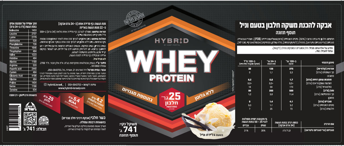 תווית לתווית חלבון וניל