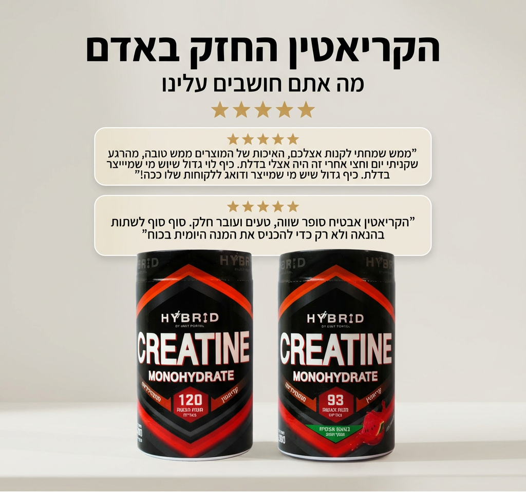 קריאטין - HYBRID (מכירה מוקדמת)